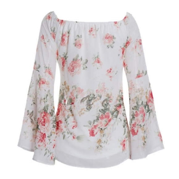 Floral Off The Shoulder Top - Picture 6 of 12
